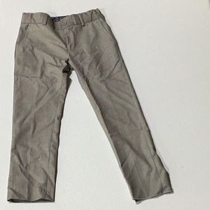 Kids size 6, elegant grey dress pants with adjustable waist band